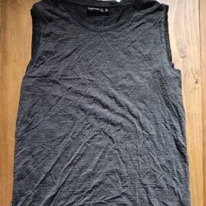 Icebreaker TABI Cool-Lite Tank Small Merino Wool Charcoal gray